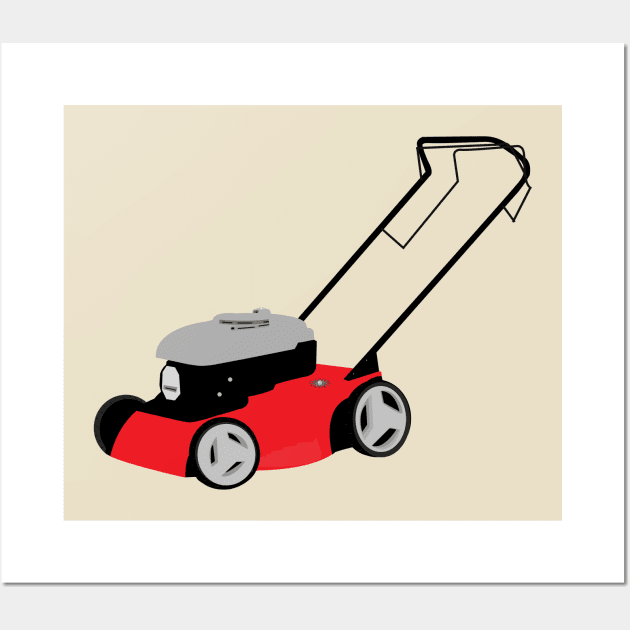 Lawn-mower Wall Art by momomoma